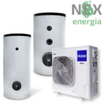 Zestaw: pompa ciepła Haier 8 kW + bufor 150l + zbiornik CWU 120l z montażem