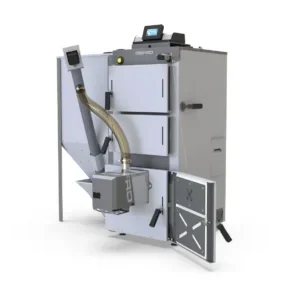 Z montażem: DEFRO Firewood Duo na pellet i drewno 12- 24 kW